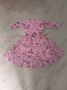 Floral Pink Party Dress