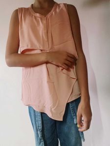 Peach Top For Womens