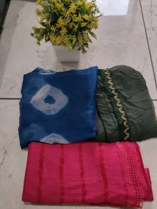 Less Used Chiffon Shawl Combo Of 3