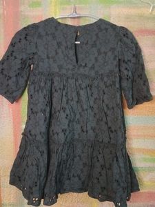 Cute Girls Eyelet Floral Dress