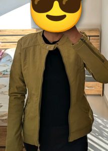 Lime Green Quilted Jacket