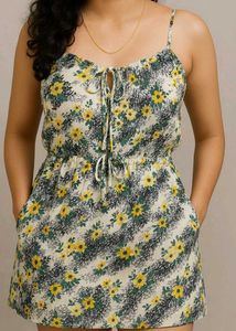 Floral Print One Piece