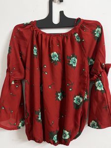 Floral Off-Shoulder Top