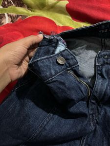 Wide Leg Denim Jeans