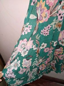 Floral Green Kurti