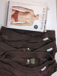 New Piece US Polo Basics Mens Brief Brown