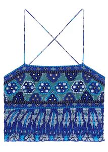 Original Zara Boho Chic Cropped Tank
