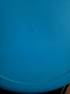 Blue Bowl and Plate Set