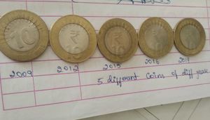 Rare Indian 10rs Coins Of Different Years