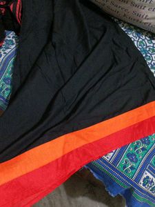 Black Beautiful Combination Kurti😍