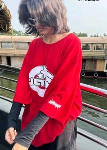Y2K OVERSIZED TSHIRT Off Shoulder