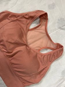 Peach Sports Bra