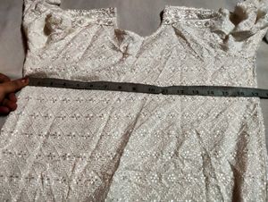 New Women White Stylish Kurta 💗