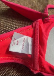 Pink Sequin Bikini Top