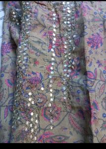 Mehndi Colour Suit