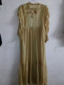 Elegant Sheer Maxi Dress