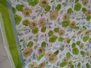 White Floral Saree