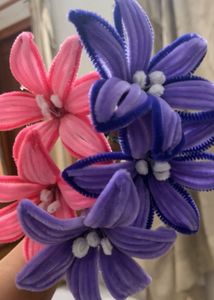 Pink and Purple Lilies 🌸