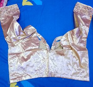 Elegant Lemon Color Complete Saare With Blouse