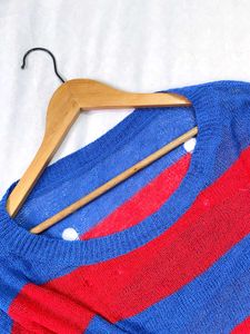 Y2k Oversized Distressed Pullover A