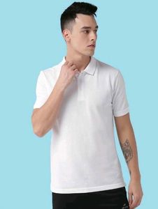 Men's White Polo T-Shirt