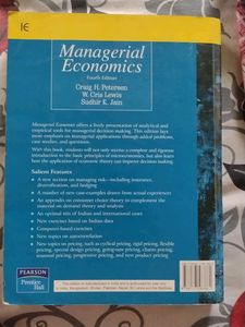 Managerial Economics By Peterson Lewis Jain
