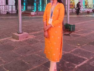 New Yellow Beautiful kurti