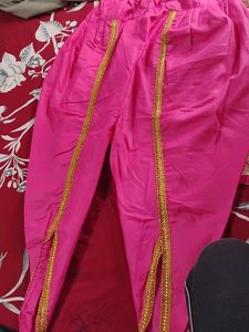 New pure cotton Embroidered Kurti pant set -M size