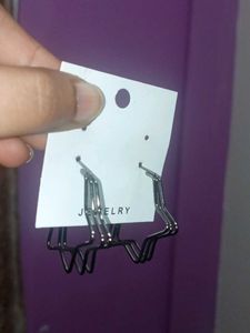 Star Hoop Earrings