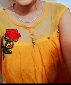 Stylish Mustard Top