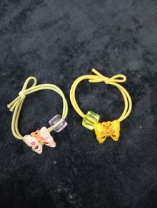 🦋 Butterfly Charm Hair Tie Set 🦋