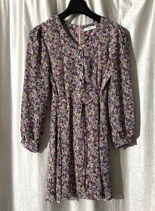 Floral Print Mini Dress