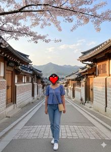 Stylish Blue Puff Sleeve Top