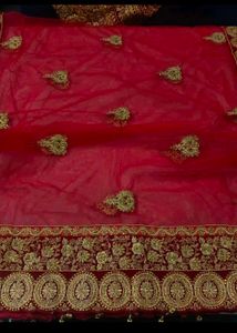 Bridal Lehenga - Red &amp; Gold