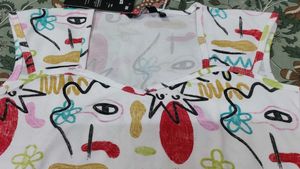 Abstract Print Tank Top