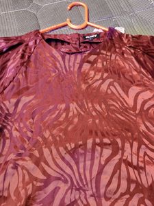 Maroon Dress