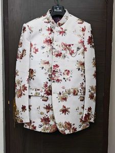 Blazer With Flower Print