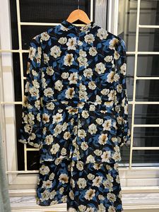 The Black Floral Dress