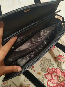 Unique Snakeskin &amp; Rhinestone Handbag