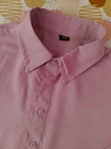 Dust Rose Formal Shirt For Women