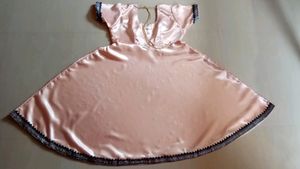 Satin silk Umbrella Frock