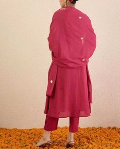 Elegant Embroidered Kurta Set size available