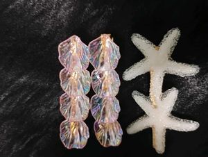 Starfish and Aurora Petal Clips