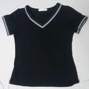 Korean V Neck Top