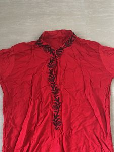 Elegant Orange Kurta