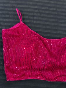Pink Sequins Blouse