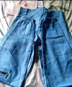 Blue Cargo Pants