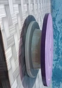 Cake Tray For Decoration Roler, Purple Or White Colour, Plastic