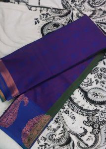 Embossed saree