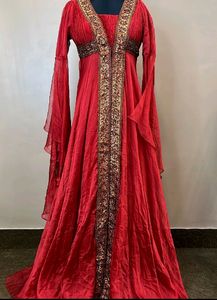 Red Medieval Style Gown